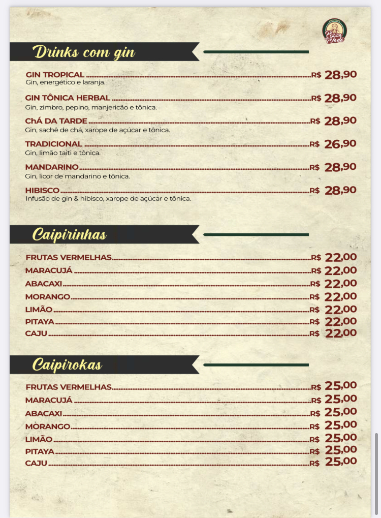 Pizza do Dadá - Restaurante Menu - Image 3